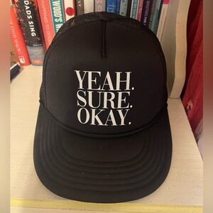 kelsea ballerini “yeah. Sure. Okay.” Trucker hat